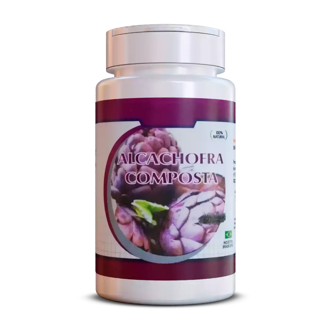 Render alcachofra composta 60 cápsulas